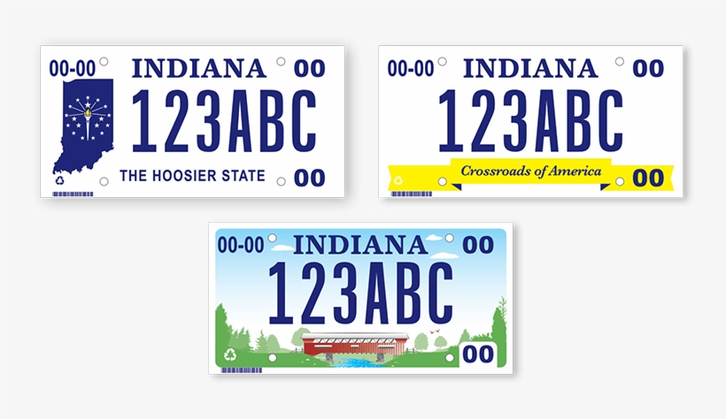 Hoosier Can Vote For One Of Three Designs To Be The - New Indiana License Plates 2017, transparent png #442959