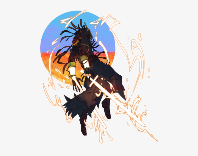 Osiris Got Blocked For Duel Wielding - Destiny Guardian Fan Art, transparent png #443509