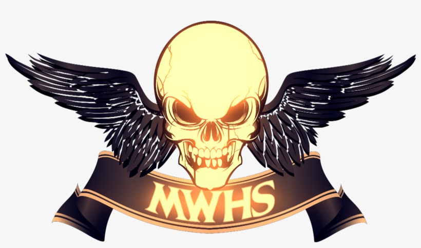 [mwhs] Clan - Alien Skull Sticker (rectangle), transparent png #443925