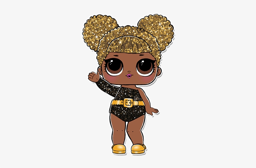 G 001 Queen Bee Glitter - Lol Surprise Serie 1 - Free Transparent PNG ...