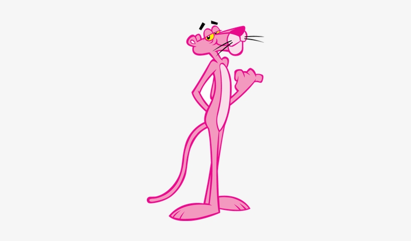 Pink Panther Hitchhiking - Pink Panther Transparent, transparent png #444537