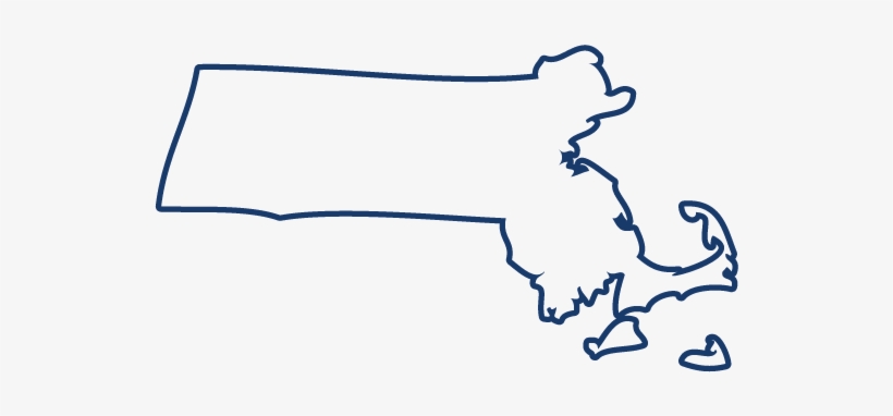 Massachusetts - Massachusetts State Outline, transparent png #444845