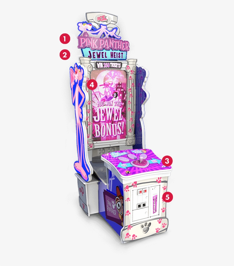 Game Features - Pink Panther Jewel Heist, transparent png #444977