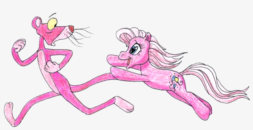 Colossalstinker, Crossover, G3, Pinkie Pie, Pink Panther, - Pink Panther Crossover, transparent png #445032