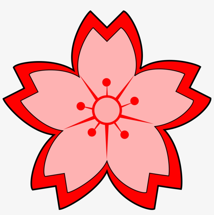 Sakura Flower Clipart - Sakura Clip Art, transparent png #445163