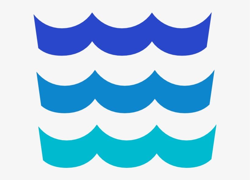 Wave Clip Art Png - Nautical Waves Clipart, transparent png #445278