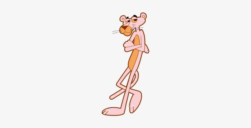 Pink Panther Character Vector Logo - Pink Panther Vector, transparent png #445533