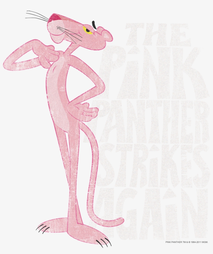 Pink Panther Strikes Again Kid's T-shirt - T-shirt, transparent png #445578