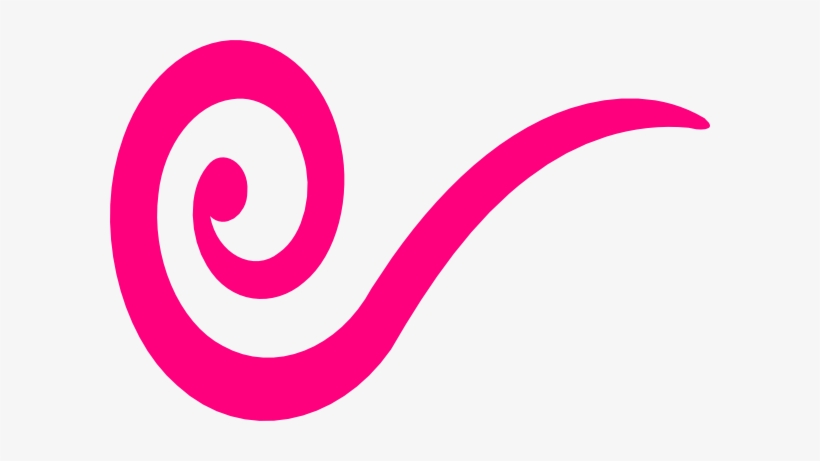 Pink Swirl Clip Art - Pink Swirl Clipart, transparent png #445961