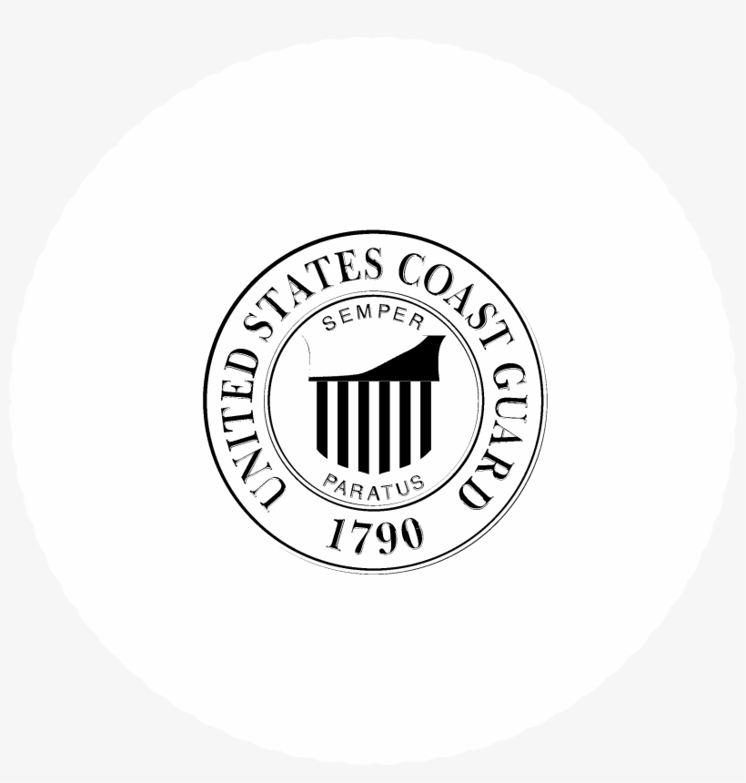 Us Coast Guard Logo Black And White - Department Of Coast Guard Logo, transparent png #445966