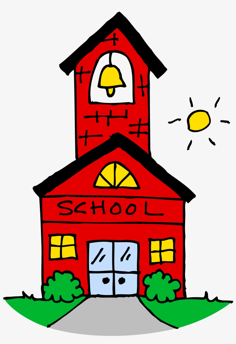 House - Red School House Clip Art, transparent png #445988