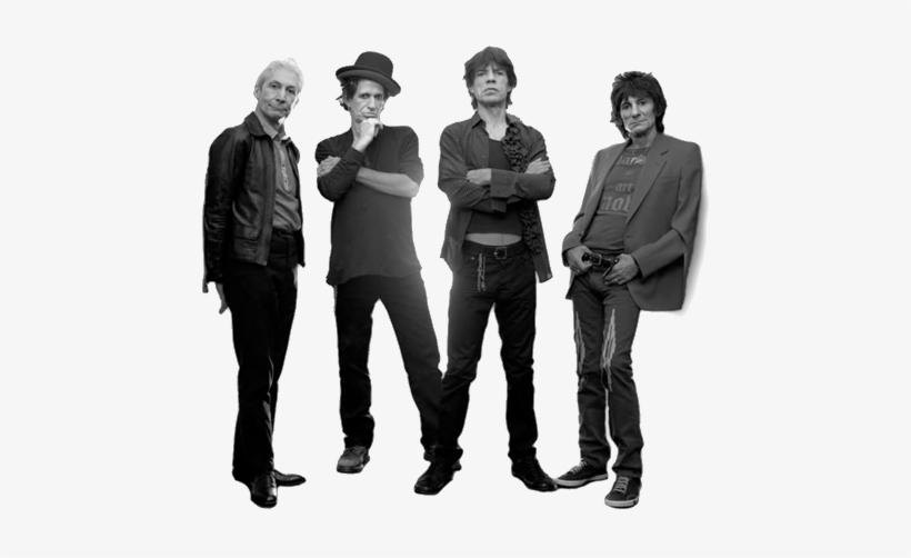 The Rolling Stones Band Four - Rock Band Photo Shoot, transparent png #446076