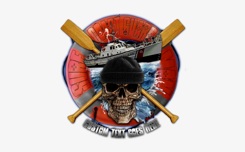 Coast Guard Skull, transparent png #446209