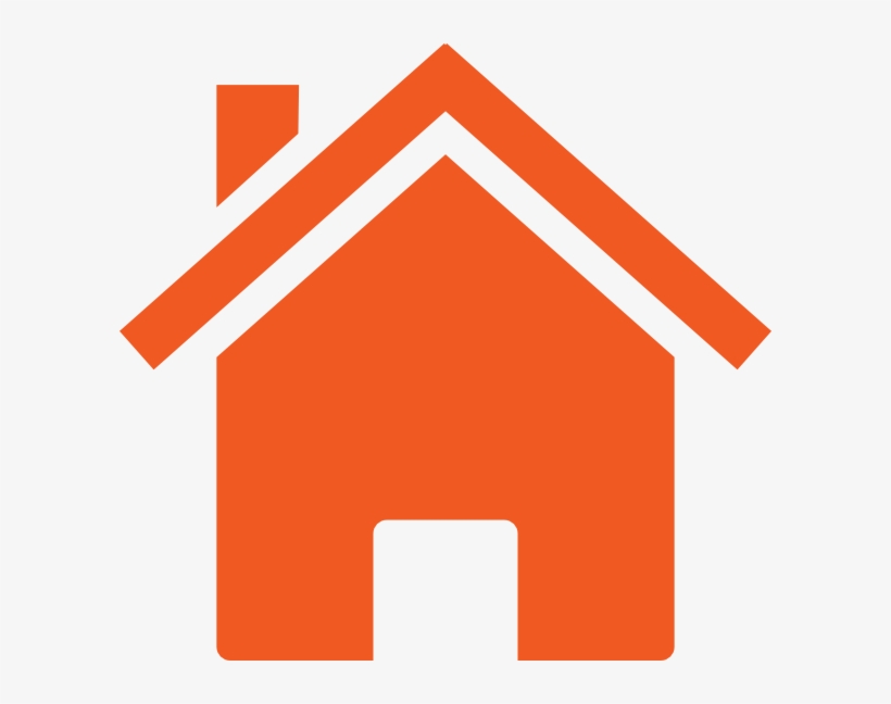 Orange House Clipart Png For Web, transparent png #446299