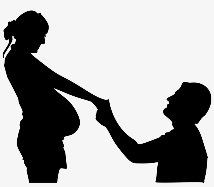 Clip Art Freeuse Library Silhouette Drawing At Getdrawings - Man And Woman Silhouette Png, transparent png #446402