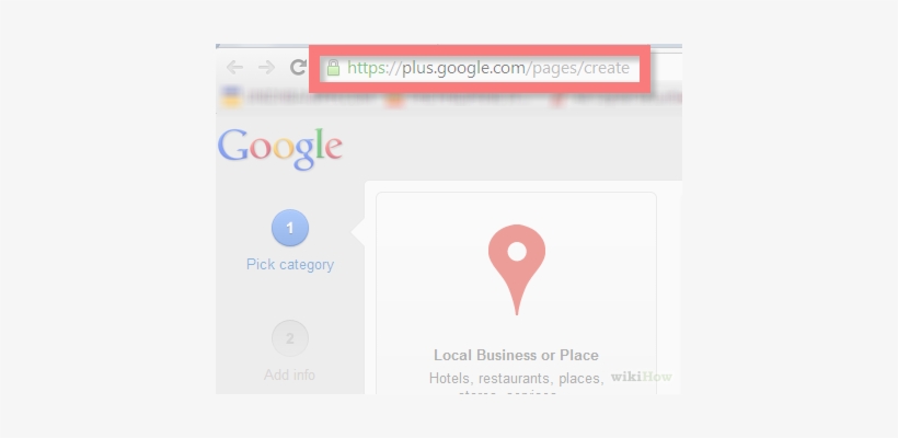 Image Titled Make A Google Plus Page Step 1 - Google, transparent png #446490