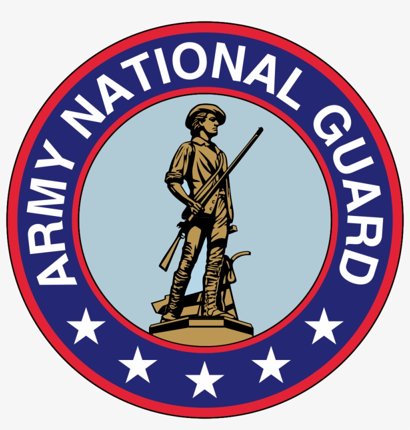 Military Service Seals - Army National Guard Emblem, transparent png #446540