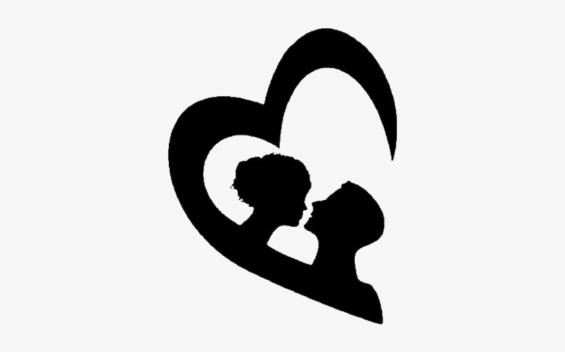 Valentine's Day Couples Silhouettes - Valentine's Day Silhouettes, transparent png #446658