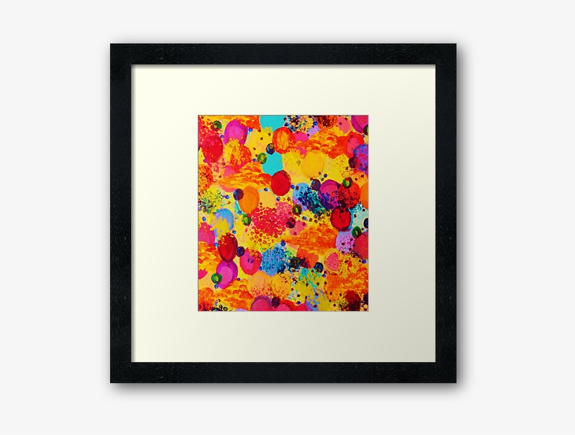 Transparent Acrylic Painting Inspirational "time For - Time For Bubbly 2 - Fun Fiery Orange Red Whimsical..., transparent png #446768