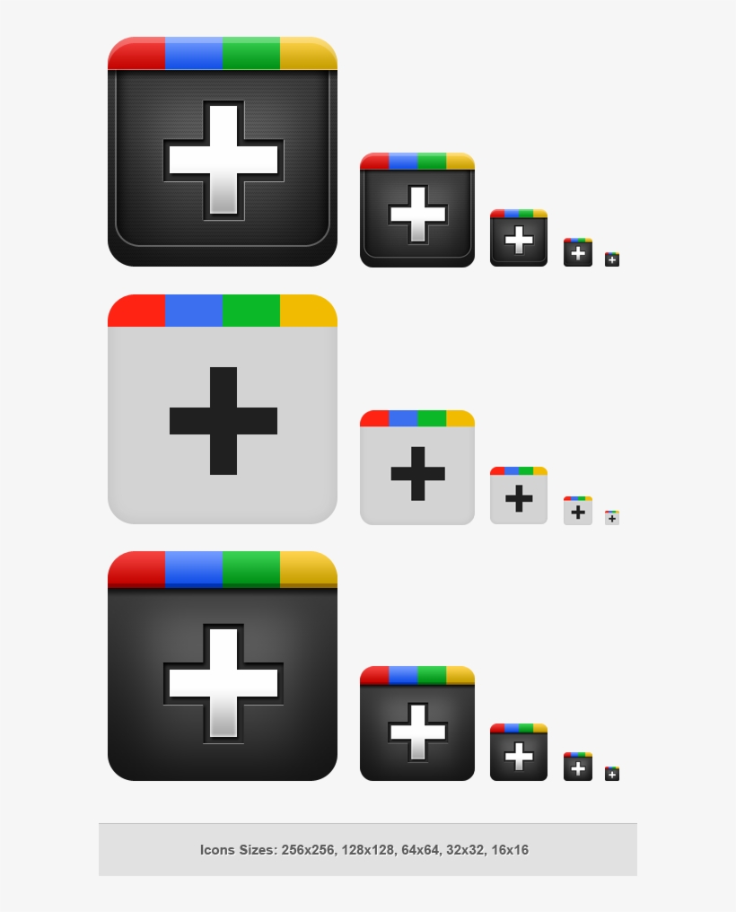 Preview Of The Icons - Google Plus Icon, transparent png #446886