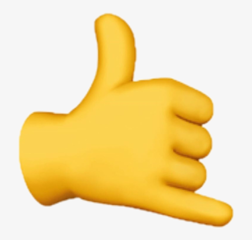 Emoticon Call Me Hand, transparent png #446962