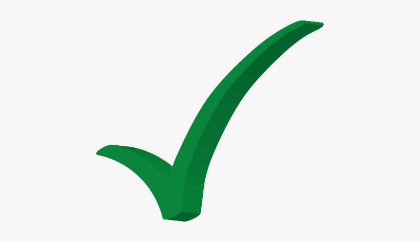 Green Checkmark - Check Mark, transparent png #446989