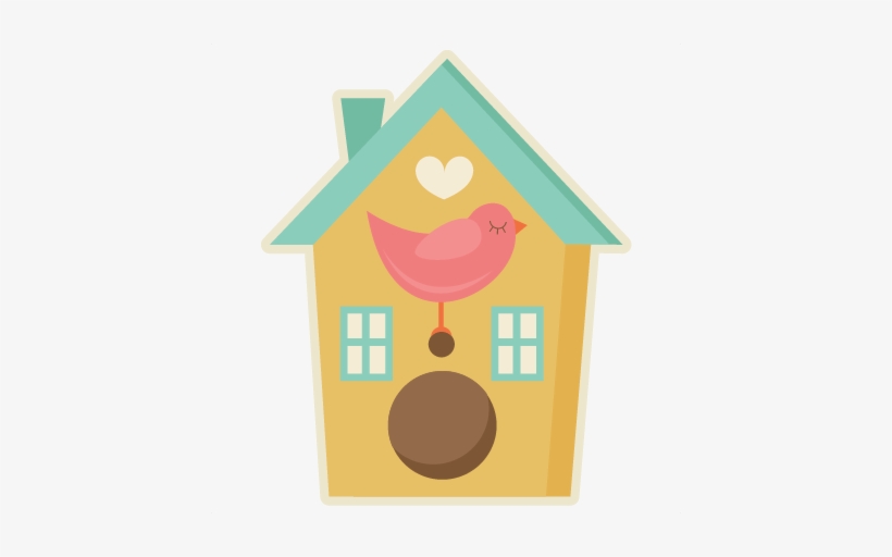 Bird House Clipart Svg - Clip Art, transparent png #447086