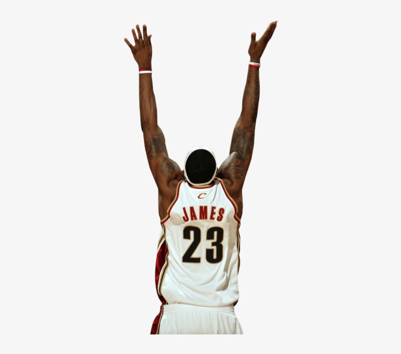 Lebron James Arms In The Air - Lebron James, transparent png #447351