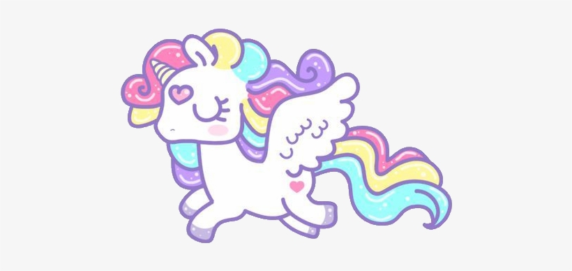 Kawaii Unicorn Png - Pretty Unicorn, transparent png #447375