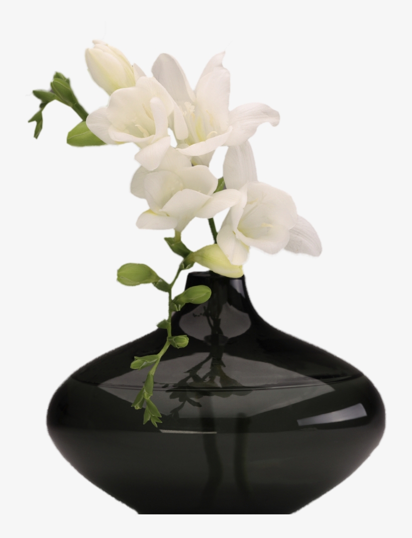 White Flower Vase Png, transparent png #447399