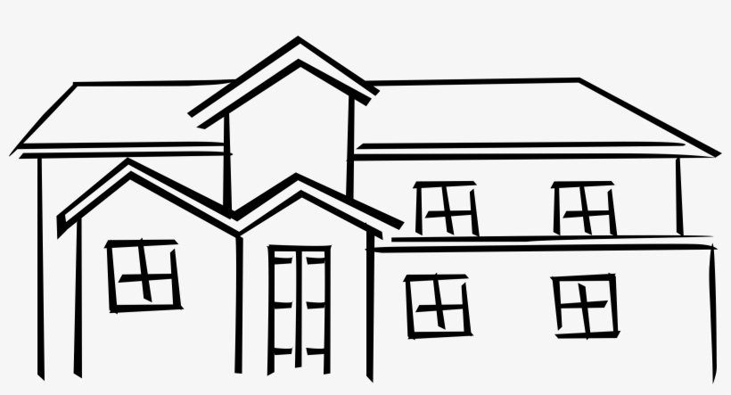 Old House Clipart Transparent - Residence Clip Art, transparent png #447458
