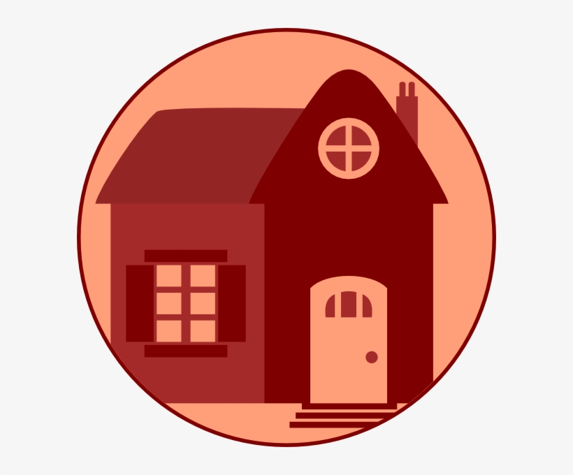 Little Red House Svg Clip Arts 600 X 600 Px, transparent png #447480
