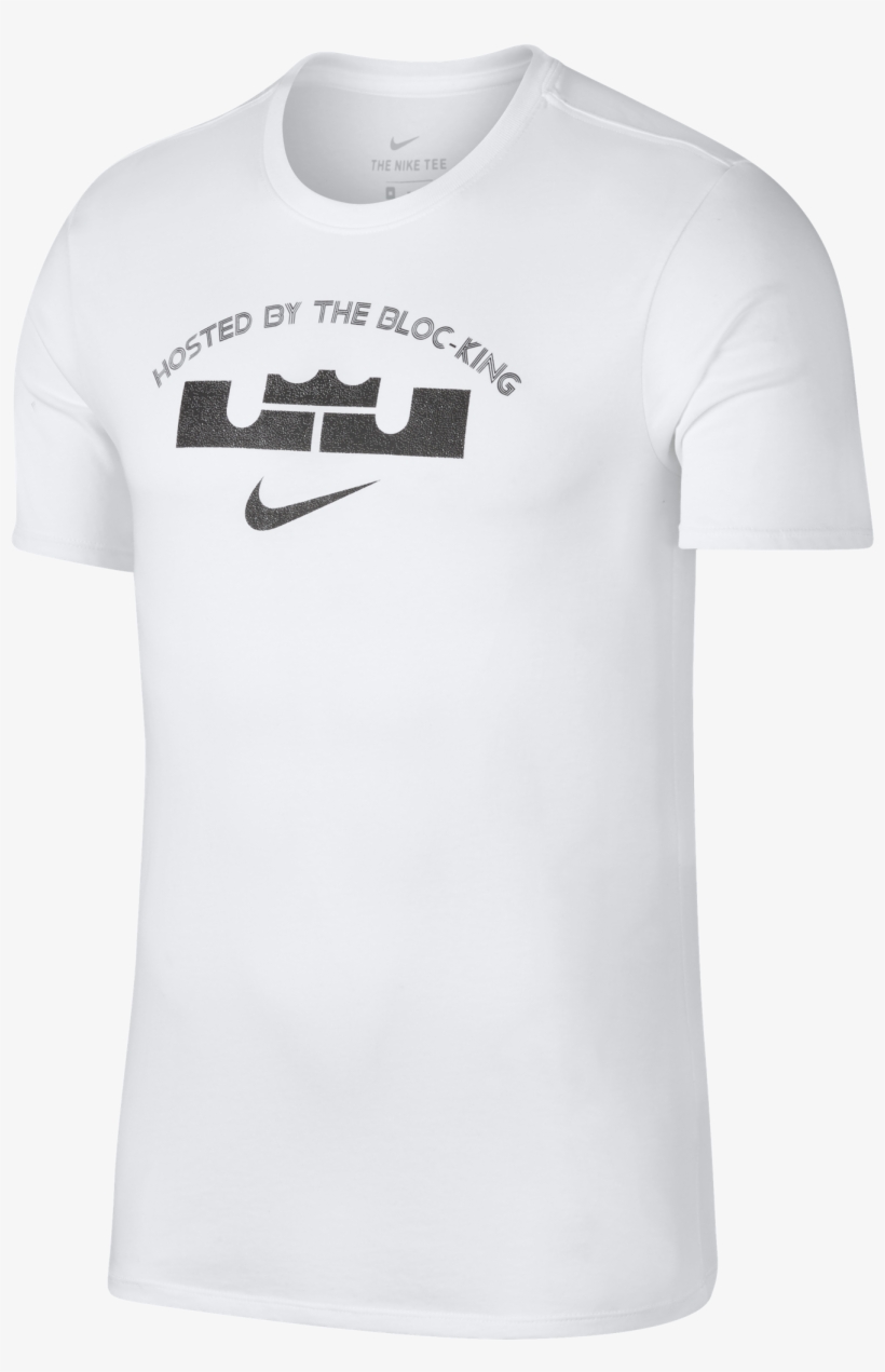 Nike Lebron James Block Party Dry Tee - T Shirt Nike Lebron James, transparent png #447528
