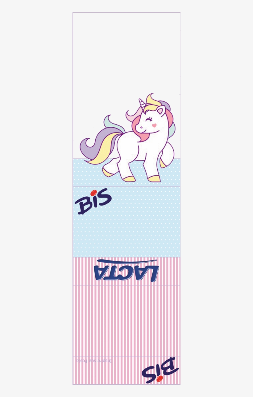 Bis Duplo Personalizado Gratuito Unicornio 350×1 - Molde Caixa Bis Duplo -  Free Transparent PNG Download - PNGkey