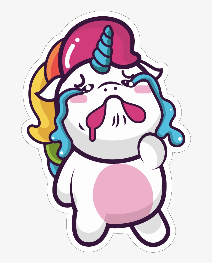 Sad Unicorn - Unicórnio Triste, transparent png #447729