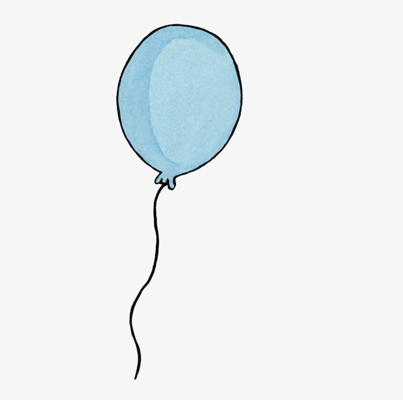 Blue Ballon - Blue Balloon Png, transparent png #448029