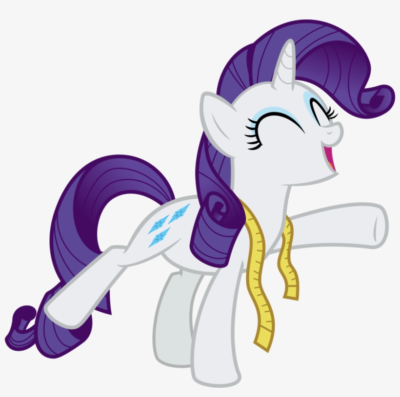 Collection Of Free Unicorn Vector Happy Download On - Rarity, transparent png #448238