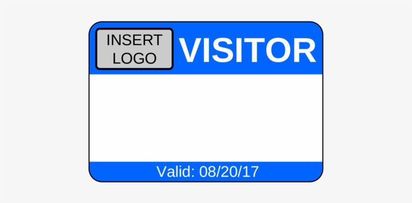 375" X - Free Visitor Badge Template, transparent png #448286