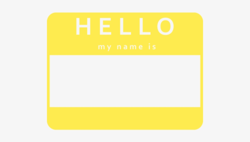 Name Tag - Parallel, transparent png #448697