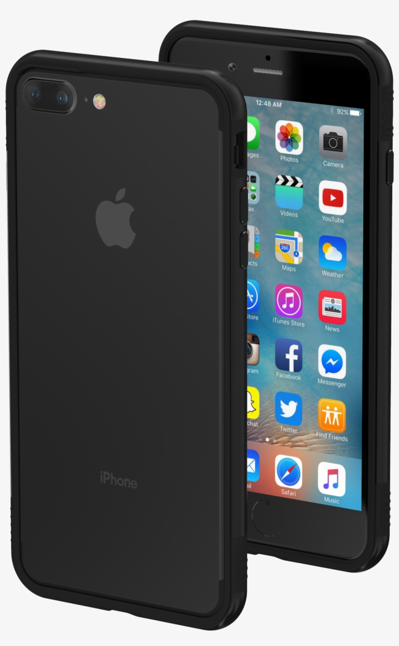 Iphone 7 Png - Black Iphone 7 Plus Case, transparent png #449178