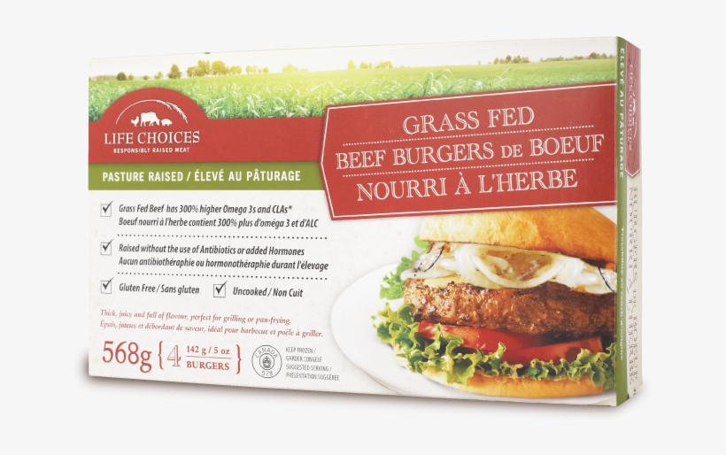 Simple Ingredients Are All It Took To Make Our Grass - Grass Fed Burger Frozen, transparent png #449298