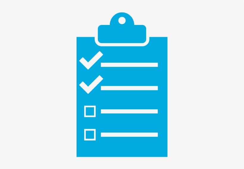 Checklist Icon File - Checklist Icons Blue, transparent png #449361