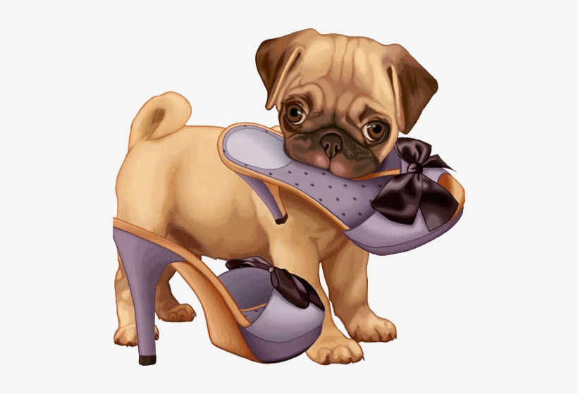 Drawing Bulldogs Pug - Bulldog Frances Animado Zapatos, transparent png #449389