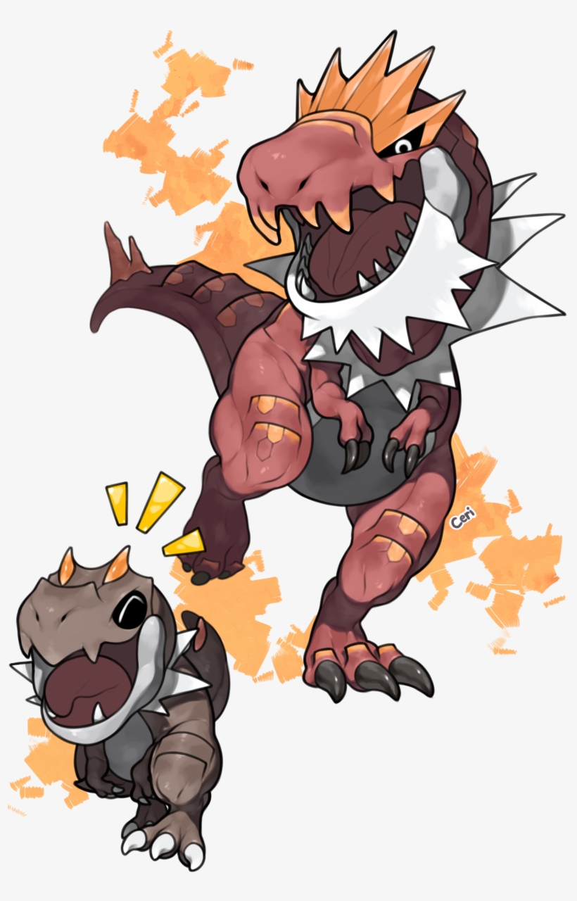 Tyrunt Looks So Happy And Naughty, Lol Tyrunt, Tyrantrum, - Tyrunt And Tyrantrum, transparent png #449495