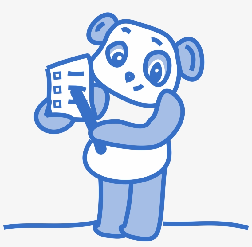 Checklist Panda Svg Clip Arts 600 X 552 Px, transparent png #449558