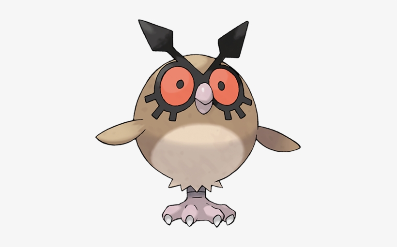 Hoothoot - Hoot Hoot Pokemon, transparent png #449680
