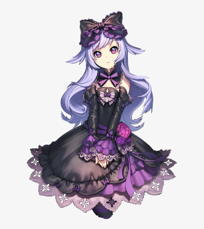Report Abuse - Pastel Goth Anime Girl, transparent png #449786