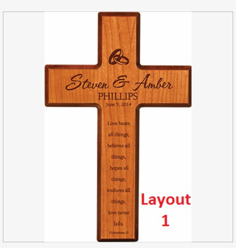 7" X 11" Wooden Cross - Rite Of Christian Initiation Of Adults, transparent png #4400584