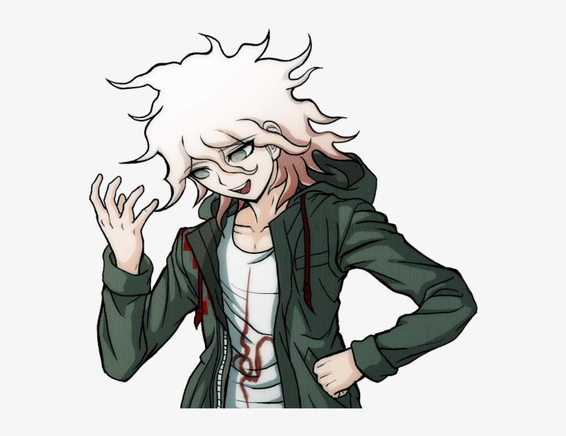No - Danganronpa Komaeda Sprites, transparent png #4400654