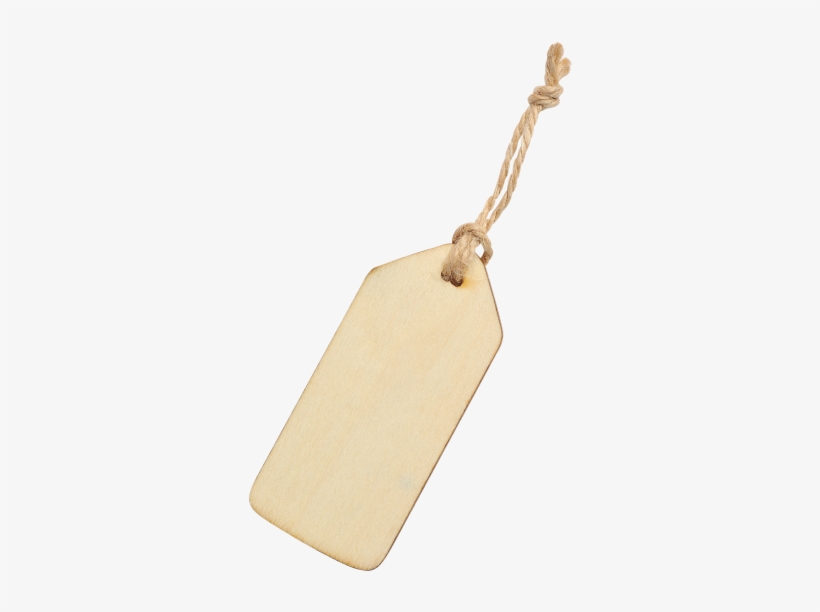 Wooden Tag - Pendant, transparent png #4400984